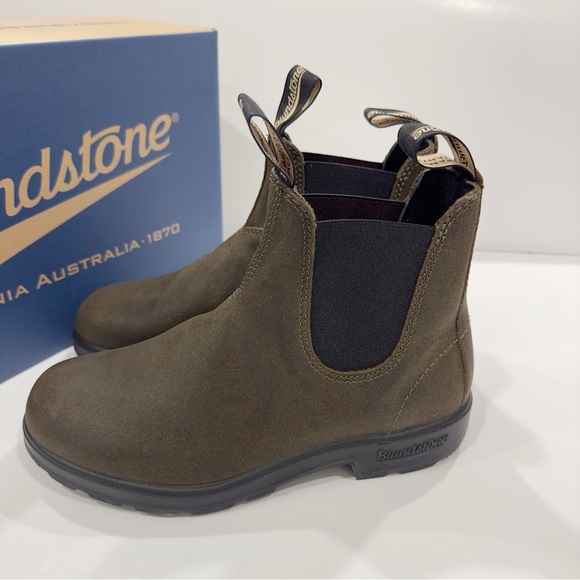 Blundstone 1615 Women’s Suede Leather Ankle Chelsea Boots - Picture 7 of 11